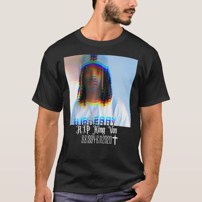 King von R.I.P Erholung in Peace Essential T - Shi T-Shirt (Vorderseite)