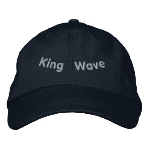 KING Wave Ocean Surge Inspirierte Elegante Mütze N Bestickte Baseballkappe