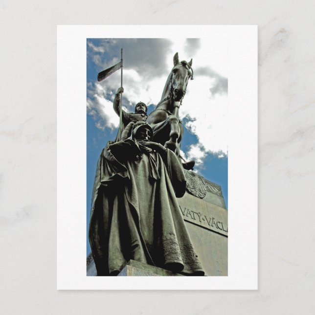 King Wenceslas(3) Postkarte (Vorderseite)