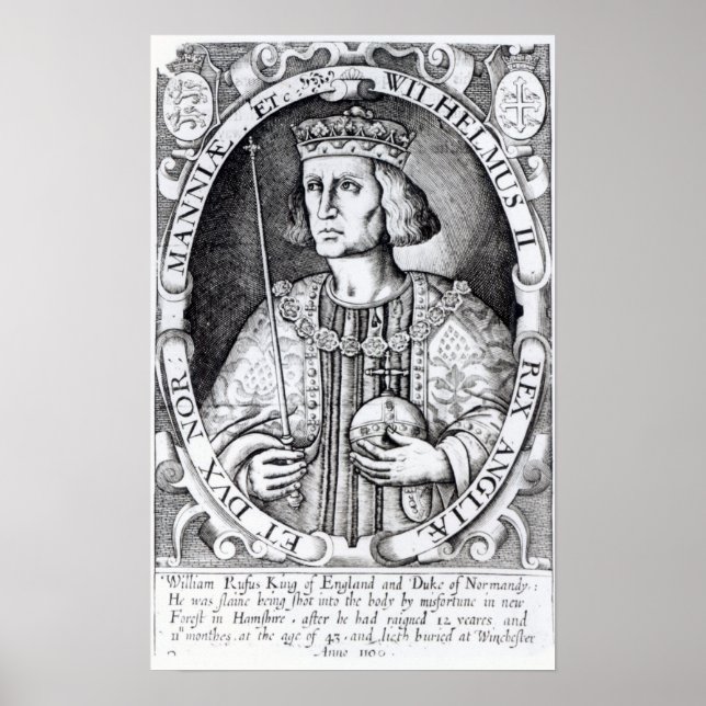 King William II of England, 1618 Poster (Vorne)