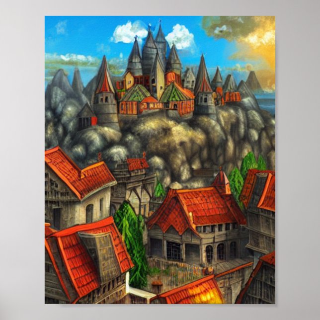 Kingdom Fantasy Digital Art Poster #04 (Vorne)