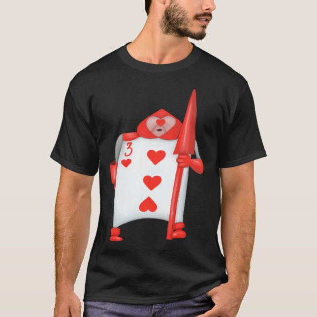 Kingdom O Magic Three Of Hearts T-Shirt (Vorderseite)