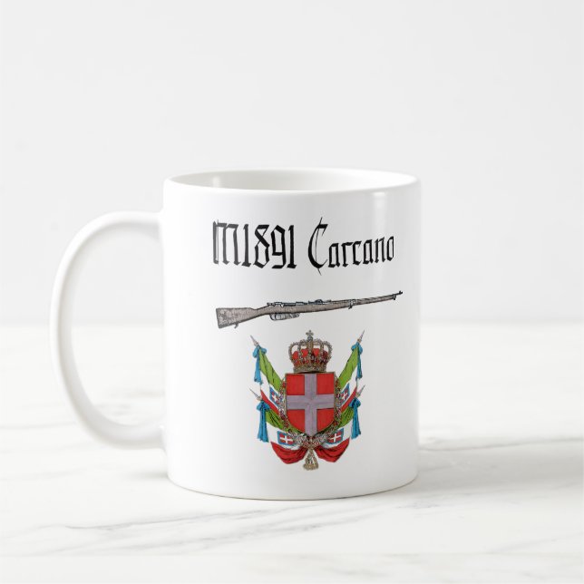 Kingdom of Italy WW1 M1891 Carcano rifle  Kaffeetasse (Links)