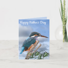 Kingfisher and Willow editable Father's Day Card Karte