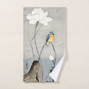 Kingfisher avec Fleur Lotus - Ohara Koson - Main