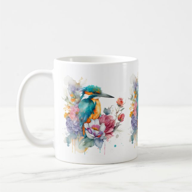Kingfisher Bird Mug (Gauche)