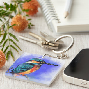 Kingfisher Bird Porte - clé