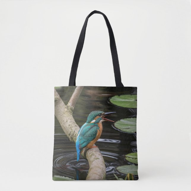 Kingfisher Bird Tasche (Vorderseite)