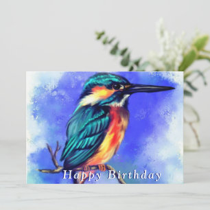 Kingfisher Birthday Card