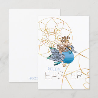Kingfisher e le Fatine della Buona Pasqua Einladung