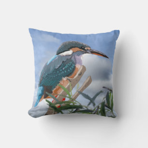Kingfisher et Willow Oreiller réversible