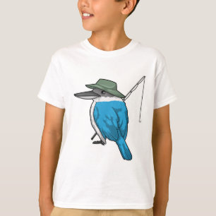 Kingfisher Fisher Angelrute T-Shirt