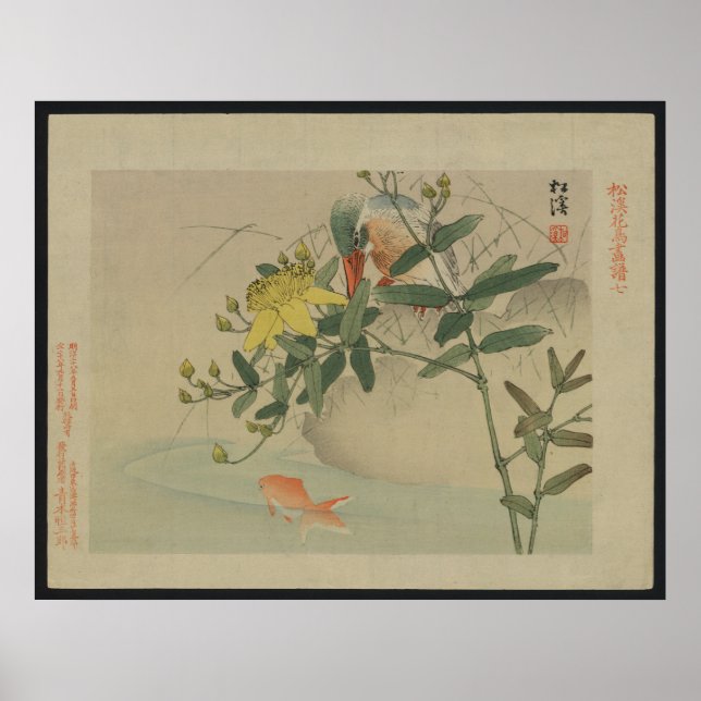 Kingfisher - impression japonaise (Devant)