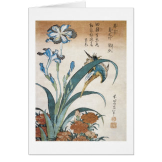 Kingfisher mit Ire, Hokusai, 1834