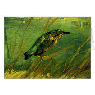 Kingfisher par Vincent van Gogh Carte de voeux