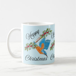 Kingfisher plongée Christmas Coffee Mug