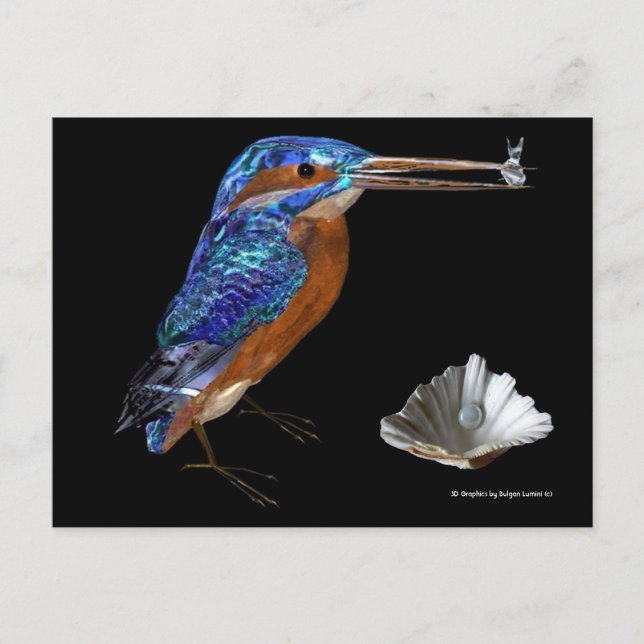 KINGFISHER POSTKARTE (Vorderseite)