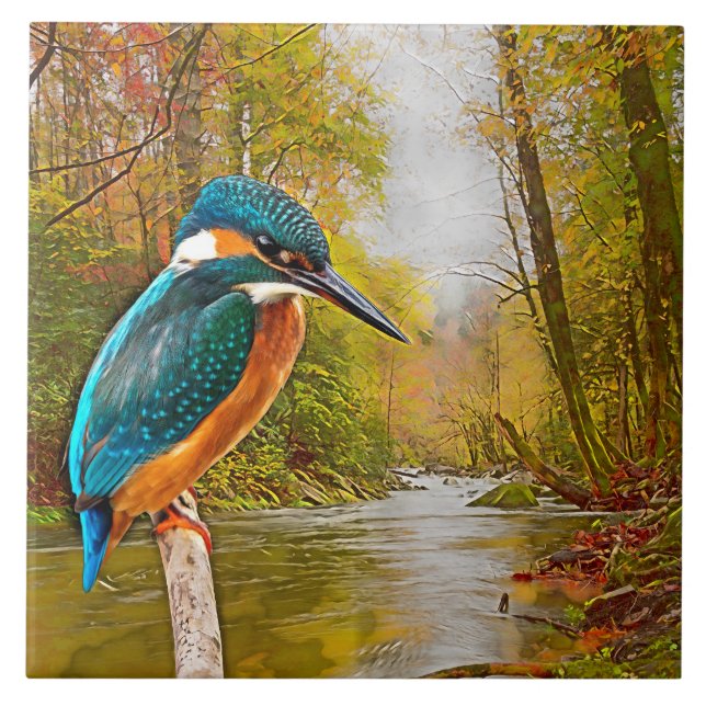 Kingfisher River Fliese (Vorderseite)