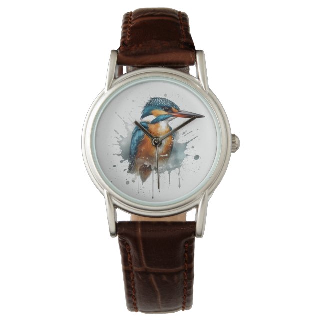 Kingfisher Splash Armbanduhr (Vorderseite)