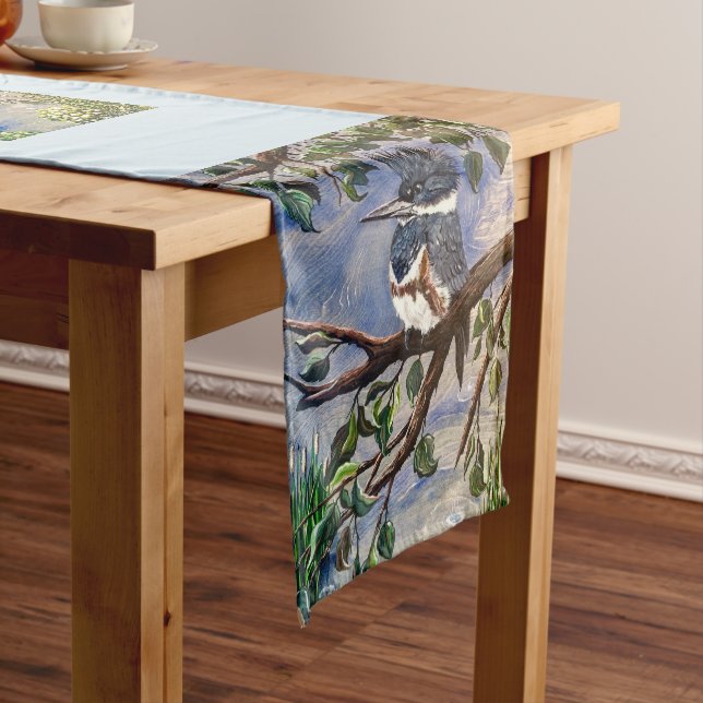 Kingfisher Table Runner Kurzer Tischläufer (Beispiel)