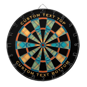 Kingfisher Tartan Dart Board Dartscheibe