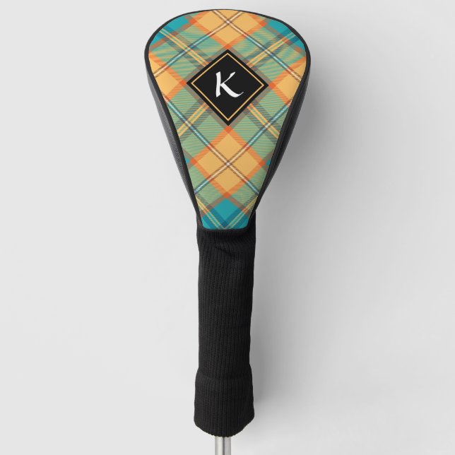 Kingfisher Tartan Golf Head Cover Golf Headcover (Vorderseite)