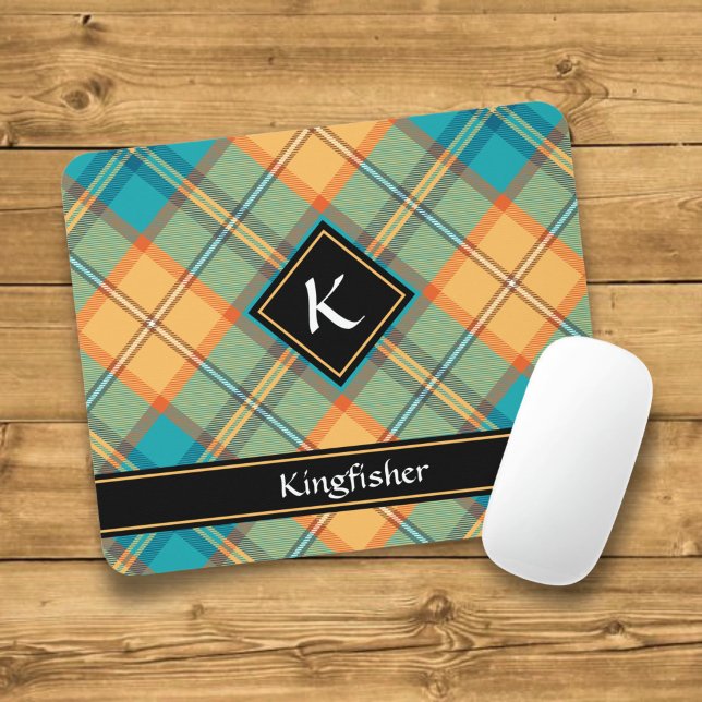 Kingfisher Tartan Mouse Pad Mousepad (Von Creator hochgeladen)