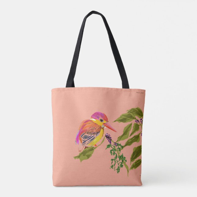 Kingfisher Tote Tasche (Rückseite)