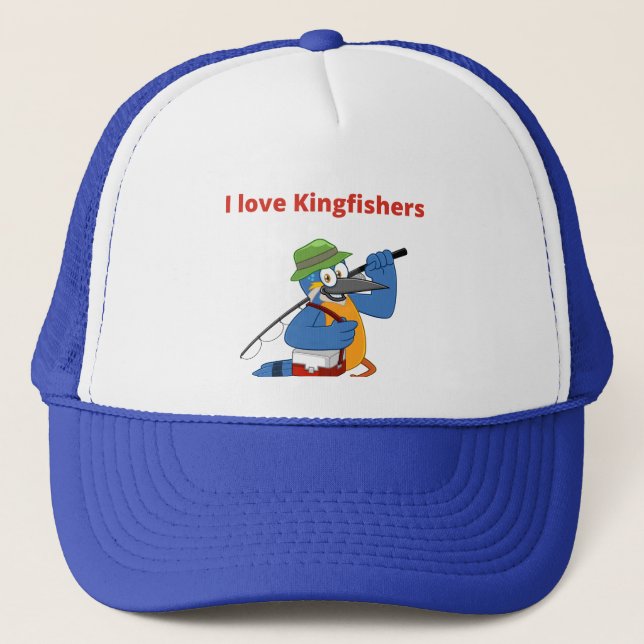 Kingfisher Truckerkappe (Vorderseite)