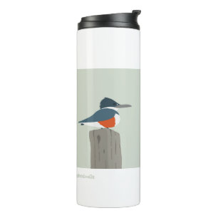 Kingfisher Vogelwärme-Tasse Thermosbecher