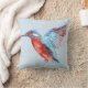 Kingfisher Watercolor Kissen (Blanket)