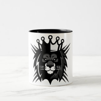 KingLand∞ Majestät des Löwen - 2-Farben-Becher Zweifarbige Tasse