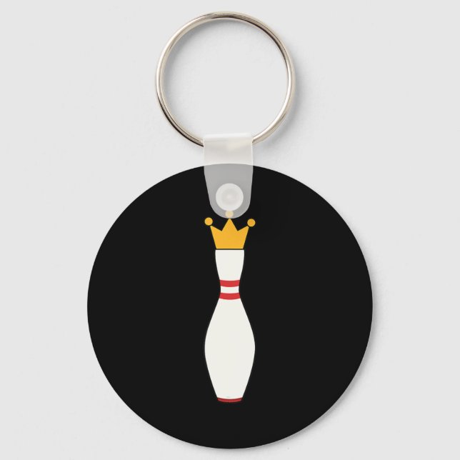 Kingpin Bowling League Gift Schlüsselanhänger (Vorderseite)