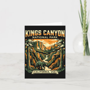 Kings-Canyon-Abenteuer im Vintage-Nationalpark Karte