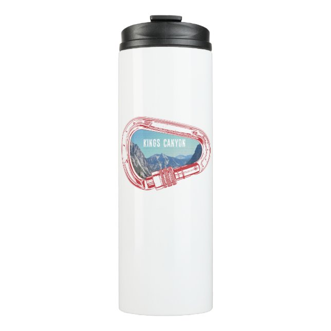 Kings Canyon Klettersteig Carabiner Thermosbecher (Vorderseite)