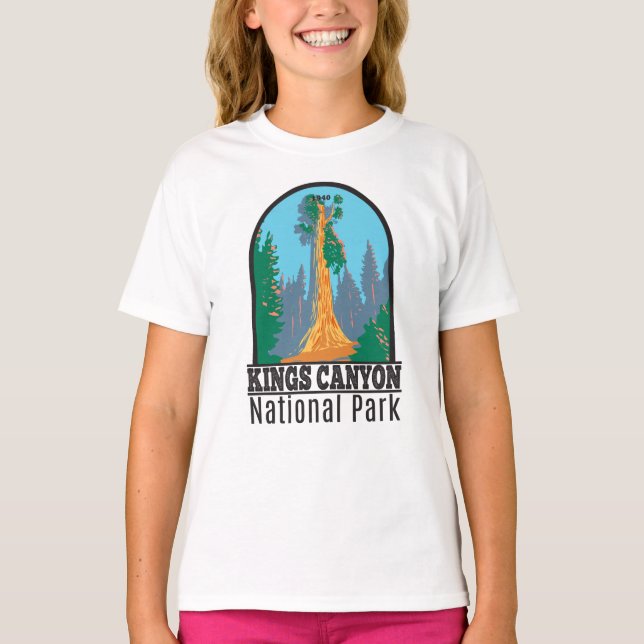 Kings Canyon National Park General Grant Tree T-Shirt (Vorderseite)