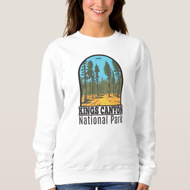 Kings Canyon National Park General Grant Vintag Sweatshirt (Vorderseite)