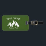 Kings Canyon National Park Gepäckanhänger<br><div class="desc">Die riesigen Sequoia-Bäume,  darunter der General Sherman-Baum,  die Abgelegenheit. Genießen Sie den Kings Canyon Nationalpark!</div>