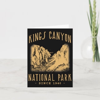 Kings Canyon National Park Karte