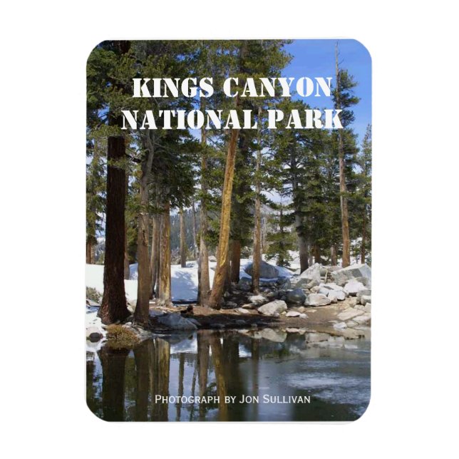 Kings Canyon National Park Magnet (Vertikal)