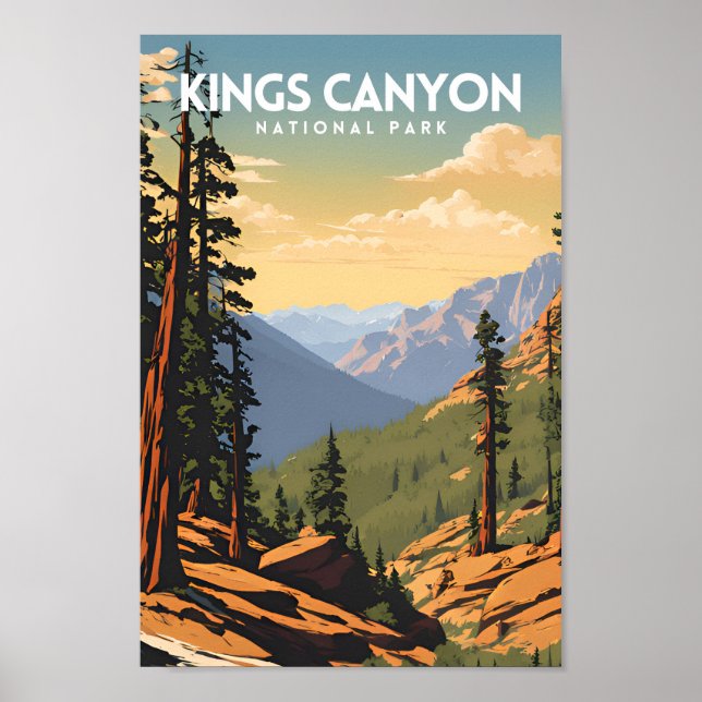 Kings Canyon National Park Poster (Vorne)