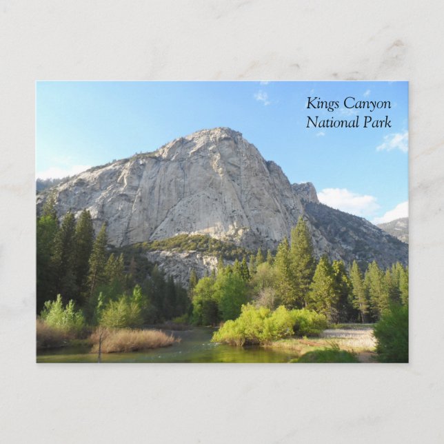 Kings Canyon National Park Postkarte (Vorderseite)