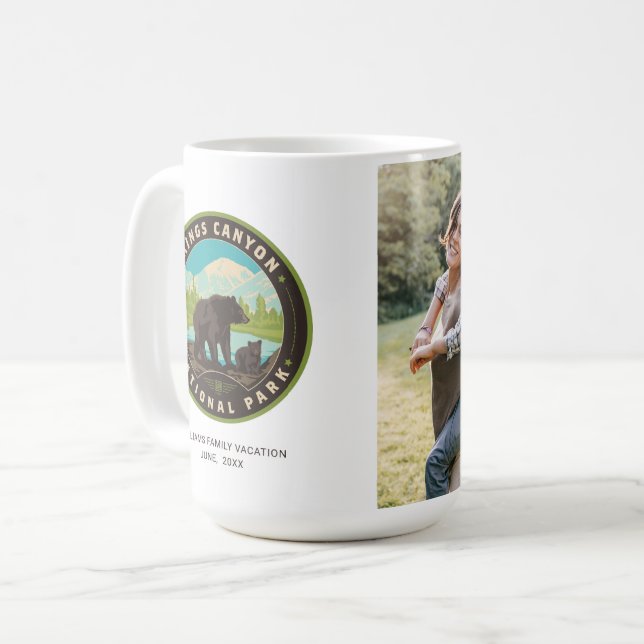 Kings Canyon National Parks Kaffeetasse (Vorderseite Links)