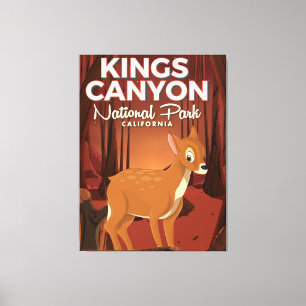 Kings Canyon Nationalpark California Leinwanddruck