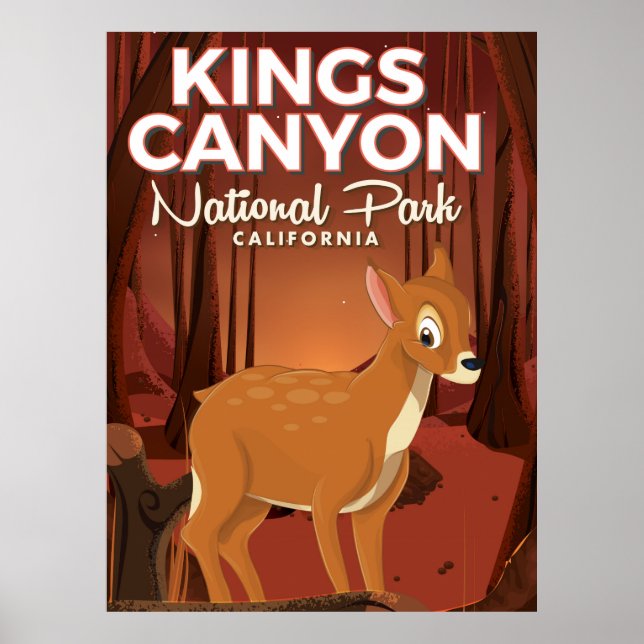 Kings Canyon Nationalpark California Poster (Vorne)