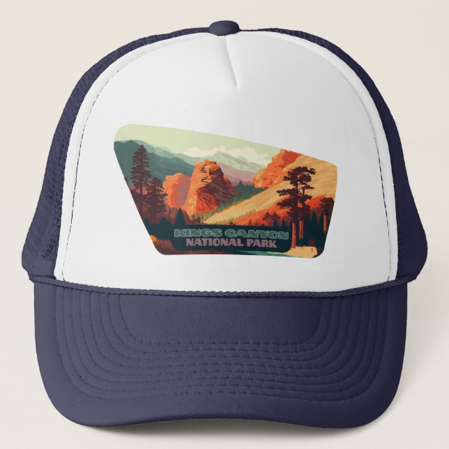 Kings Canyon Nationalpark California Truckerkappe (Vorderseite)