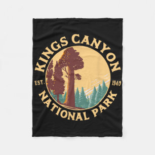Kings Canyon Nationalpark Kalifornien Wandern Camp Fleecedecke