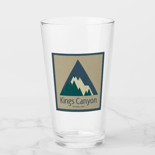 Kings Canyon Nationalpark Rustic Glas (Vorderseite)