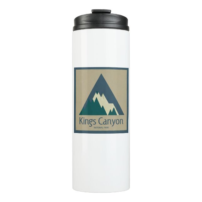 Kings Canyon Nationalpark Rustic Thermosbecher (Vorderseite)