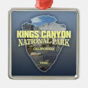 Kings Canyon NP (Pfeilspitzen) Ornament Aus Metall